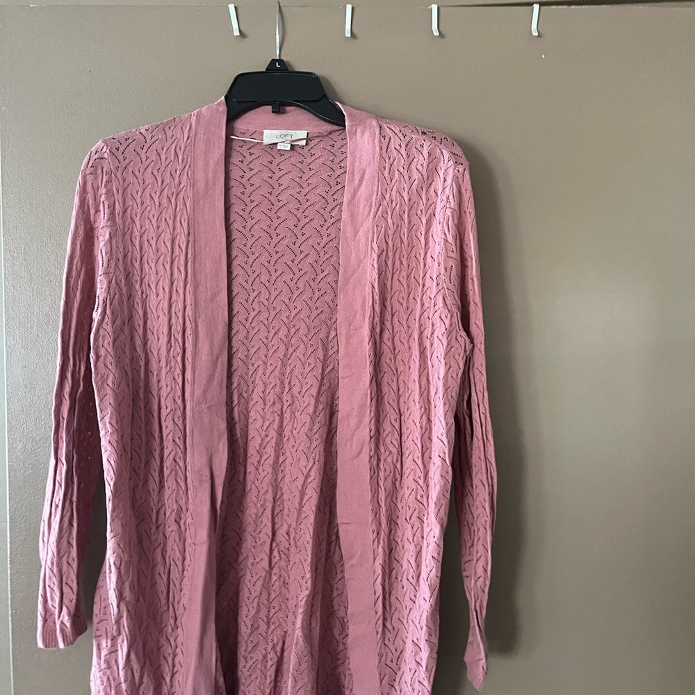 Loft knit Cardigan and tank top set